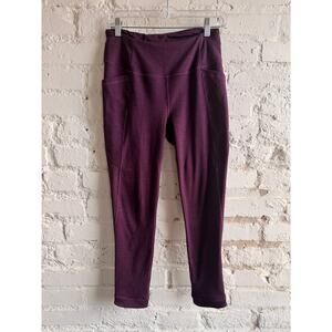 CALIA by Carrie Underwood Purple High Rise Pocket Leggings Women’s Size M